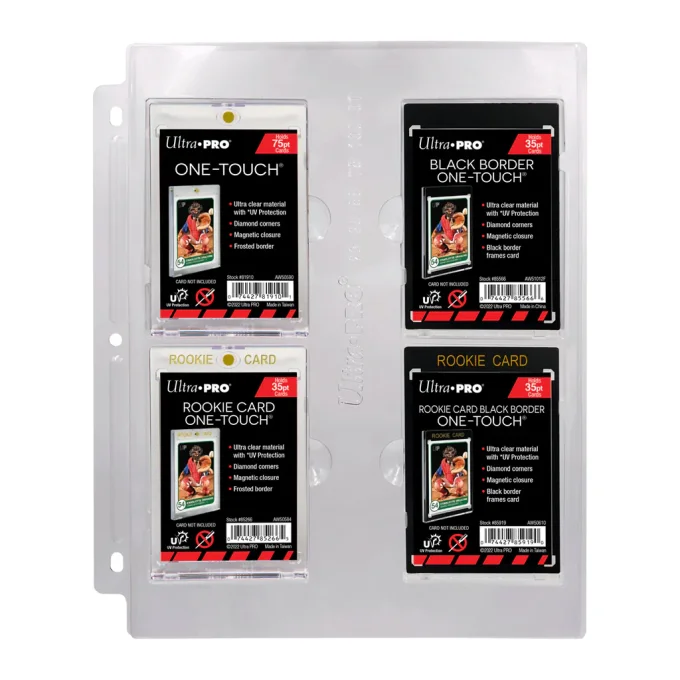Ultra Pro - 4-Pocket Page for 23PT-100PT ONE-TOUCH Displays