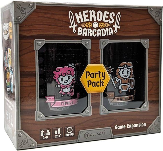 Jeu d'Ambiance - Heroes of Barcadia - Party Pack Expansion - EN