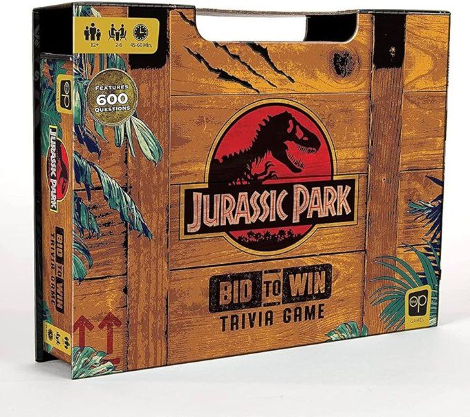 Jeu Familial - Jurassic Park Bid to win Trivia game - EN