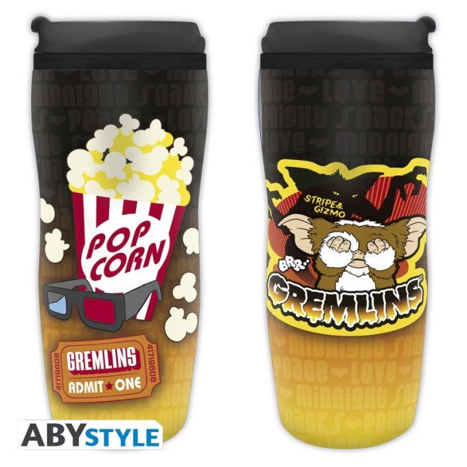 Gremlins - Mug de voyage - Gizmo Pop Corn