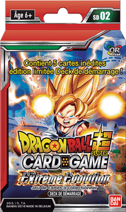 Dragon Ball Super Card Game - Deck de démarrage The Extreme évolution