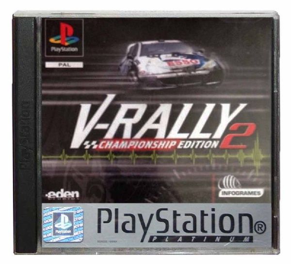 Jeu PS1 V-Rally 2 platinum Occasion FR