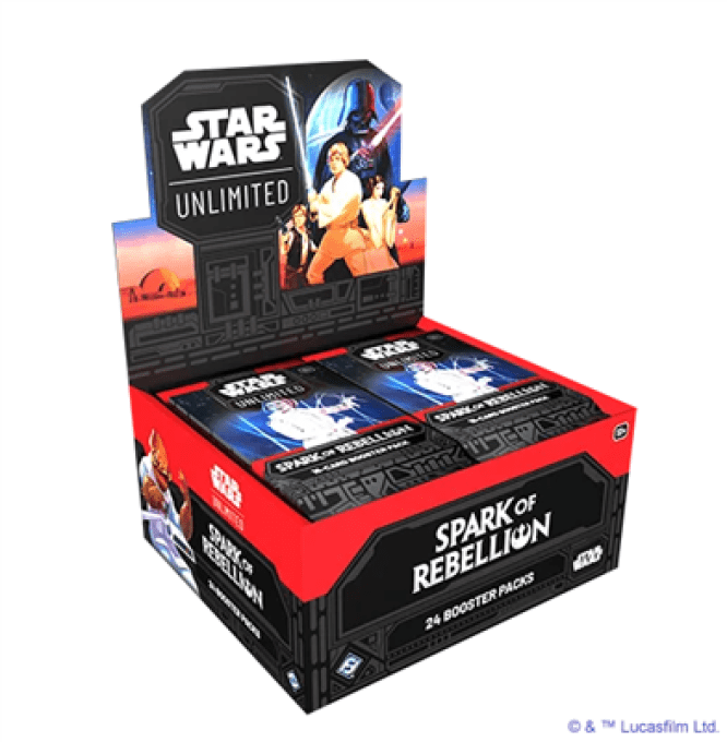 Star Wars Unlimited : Spark of Rebellion - English Booster display - PREORDER 03/24