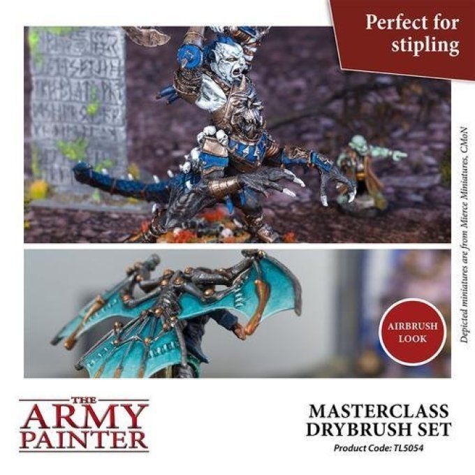 Pinceaux - The Army Painter - Masterclass Drybrush Set