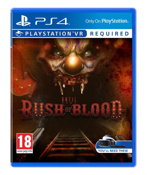 Jeu PS4 Until Dawn Rush of blood (neuf)