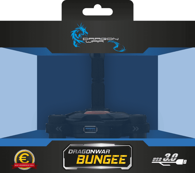 Dragonwar - Bungee 4 ports USB 3.0 - Plateau de câbles
