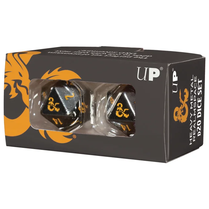 UP - Dungeons & Dragons -  Heavy Metal Realmspace D20 Dice set