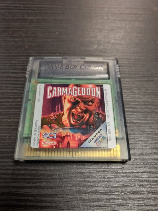 Jeu Game Boy Color Carmageddon