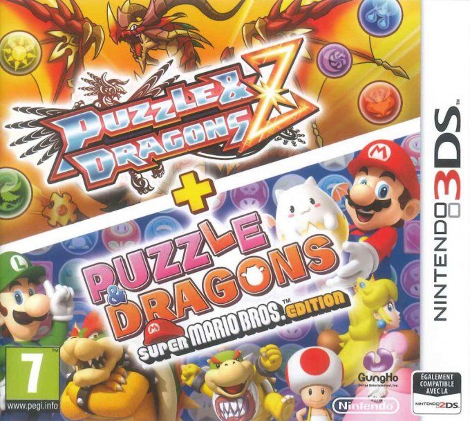 Jeu 3DS - Puzzle & Dragons Z + Puzzle & Dragons: Super mario bros . edition FR - Neuf