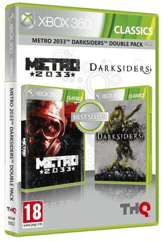  Jeu XBOX 360  Metro 2033 Darksiders Double Pack 