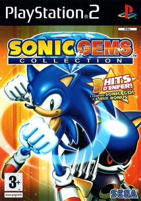 Jeu PS2 - Sonic Gems Collection - Occasion