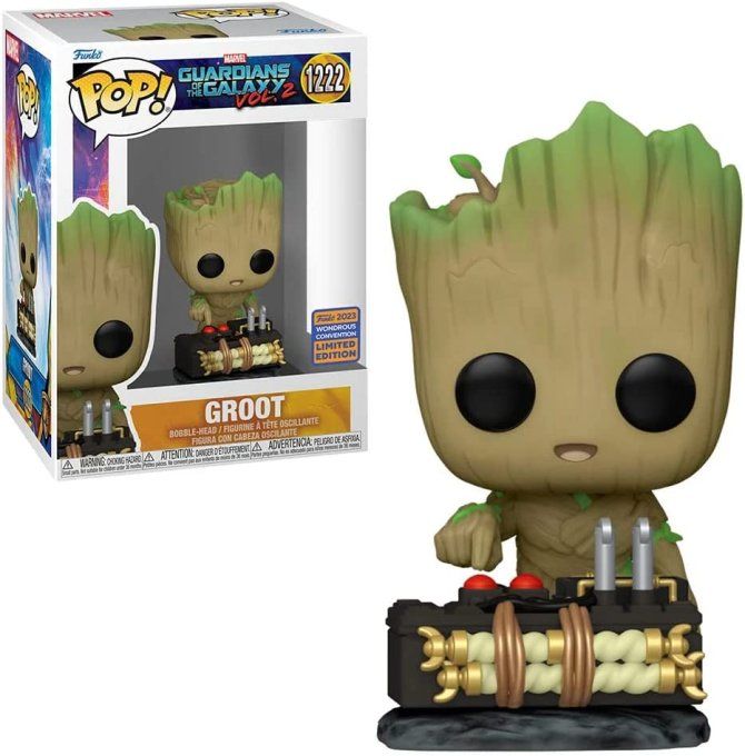 Funko POP Marvel Guardians of the galaxy 2 - Groot 1222 convention exclusive 