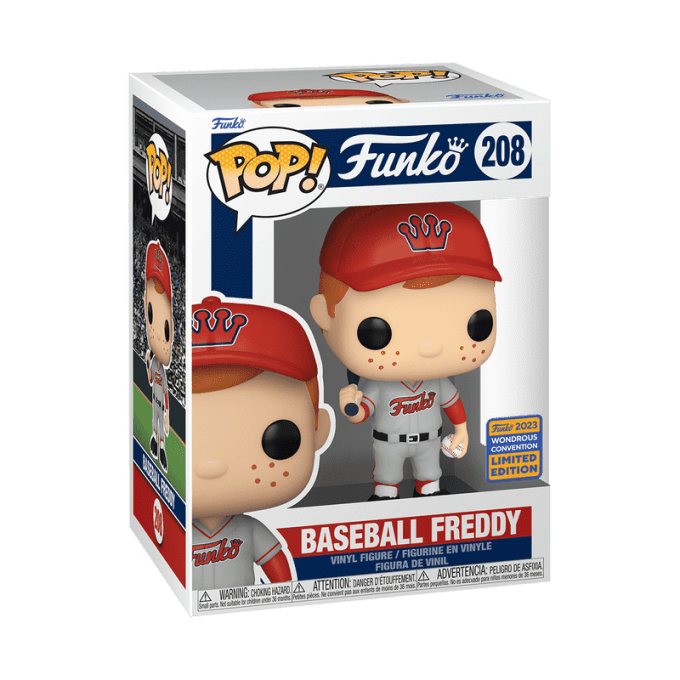 Funko Pop! - Baseball Freddy 208 - Limited Edition Wondrous convention 2023