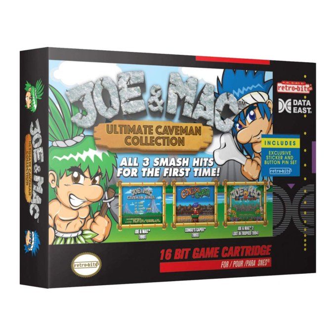 Jeu SNES - Joe & Mac: Ultimate Caveman Collection - Retro-bit