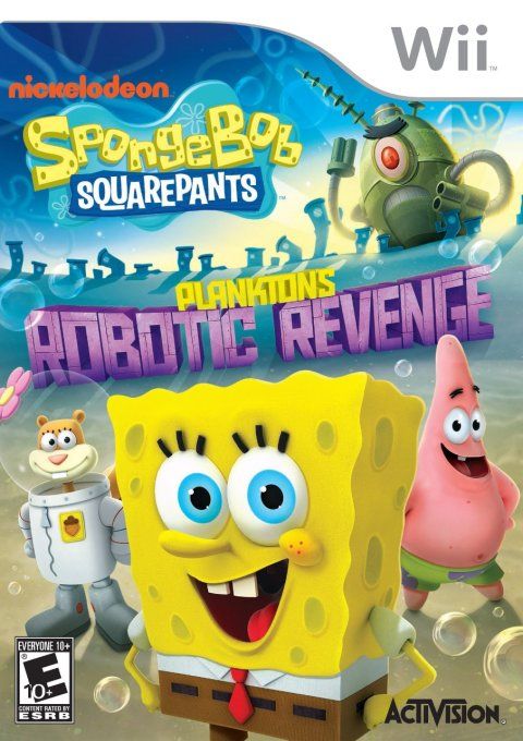 Jeu WII - Spongebob Squarepants Plankton's Robotic Revenge - Neuf