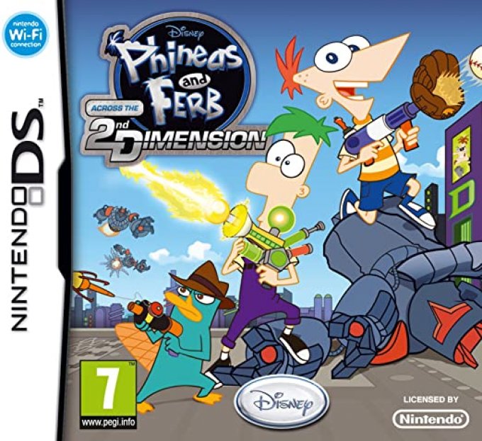 Jeu DS - Phioneas and Ferb Across the 2nd Dimension