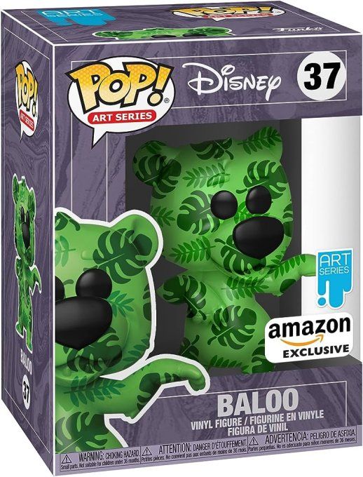 Funko Pop! Art Series - Disney - Livre de la Jungle - Baloo - Amazon exclusive