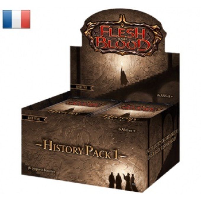 Flesh and Blood - Boîte de 36 boosters History Pack 1 - Deluxe Black Label - FR