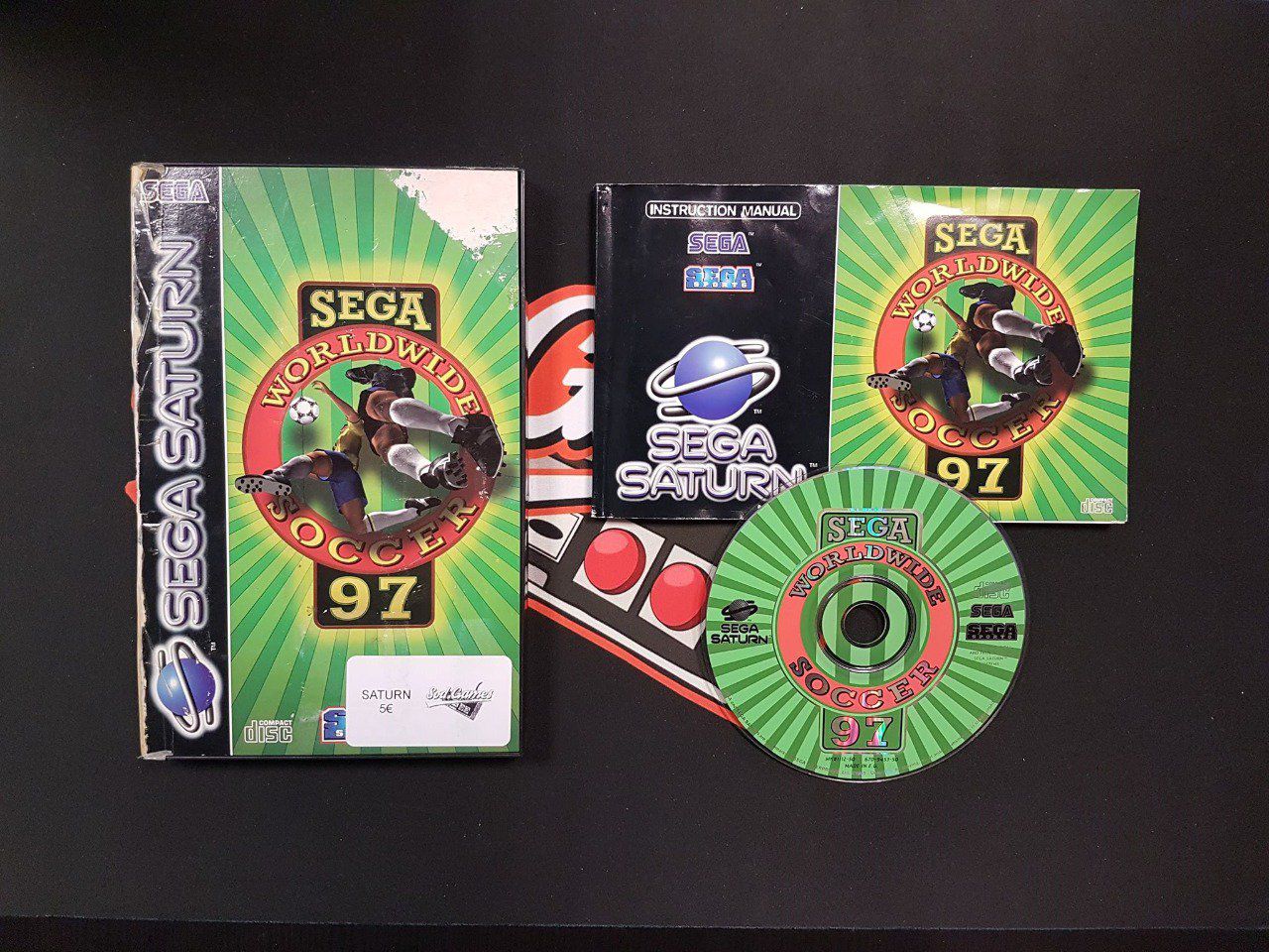 Jeu Saturn Sega Worldwide Soccer 97