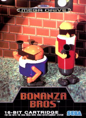 Mega Drive Pal Bonanza Bros Occasion