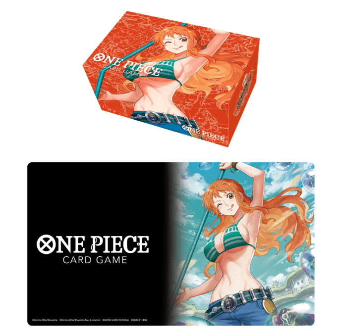 One Piece Card Game - Tapis de jeu Portgas D. Ace et boîte de rangement