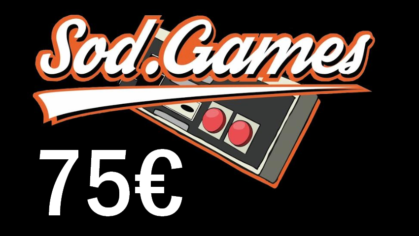 Carte Cadeau 75€ SOD GAMES