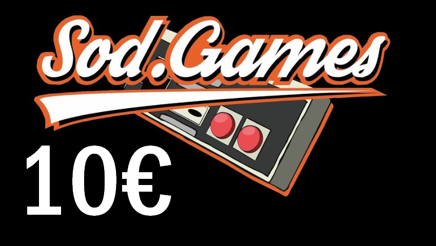 Carte Cadeau 10€ SOD GAMES