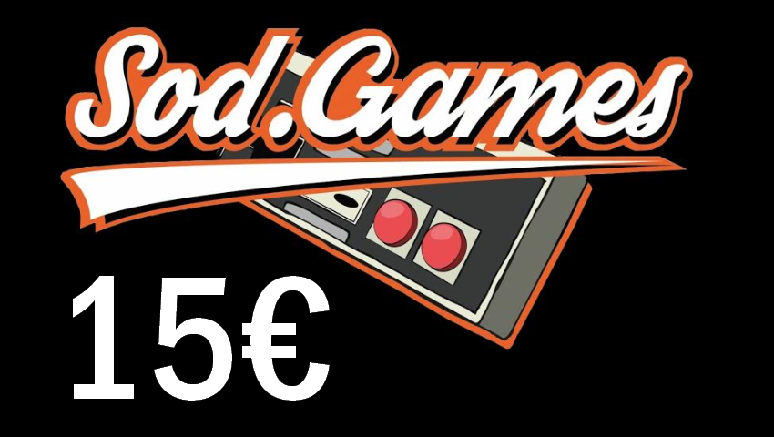 Carte Cadeau 15€ SOD GAMES