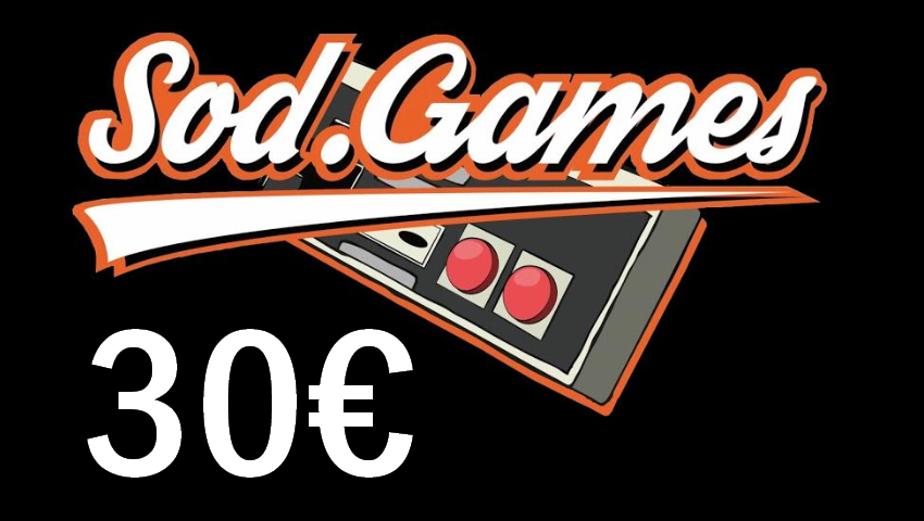 Carte Cadeau 30€ SOD GAMES