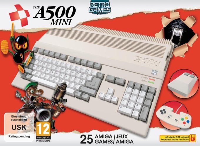 Console The A500 Mini - 25 Games Amiga
