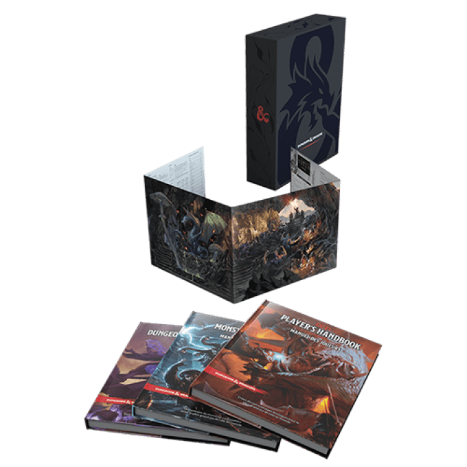 JDR - D&D Dungeons & Dragons - Règles et Outils - Coffret cadeau des livrets de règles de base - FR