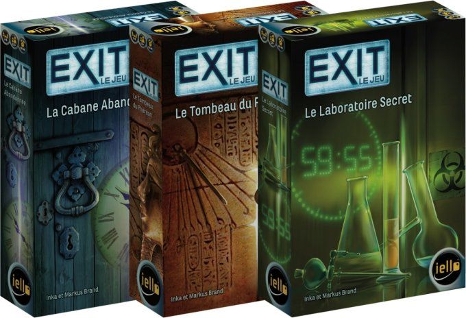 Escape Game - EXIT – Le Jeu - Aventures variées - Spiel des Jahres 2017 - FR