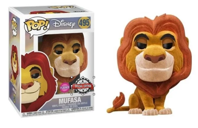 Funko POP Disney 495 - Le roi lion - Mufasa flocked