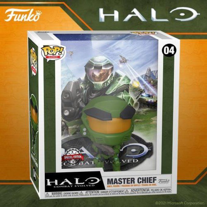 Funko Pop Games 04 - Halo - Master chief game cover