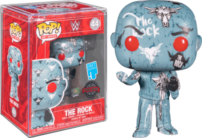 Funko Pop WWE - The Rock 44 Art Series