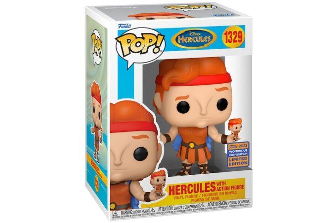 Funko Pop! - Disney - Hercule with action figure 1329 - Limited Edition