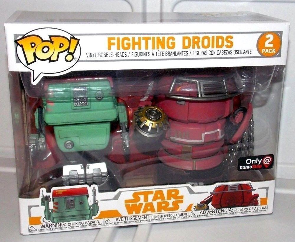 Funko Pop Star Wars Fighting Droids 2 pack 
