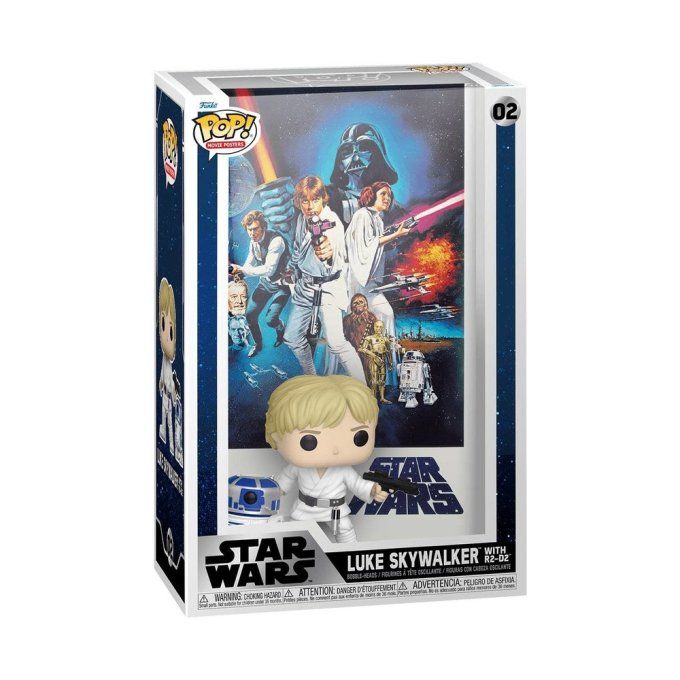 Funko Pop - Movie Poster Deluxe - Star Wars: A New Hope - Luke Skywalker w/ R2-D2