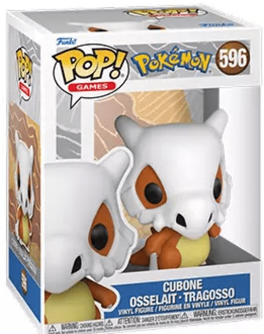 Funko Pop Cubone Osselait Pokémon 596