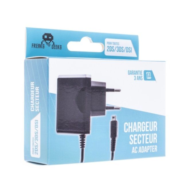 Freaks and geeks - Chargeur Secteur AC Adapter - 2DS - 3DS - DSI
