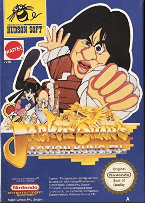Jeu Nintendo NES Jackie Chan's Action kung fu Loose FRA