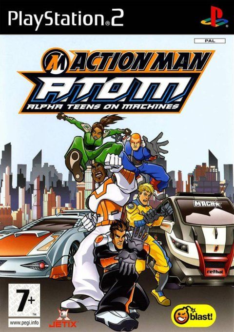 Jeu PS2 - Action Man A.T.O.M. - Alpha Teens on Machines - Occasion