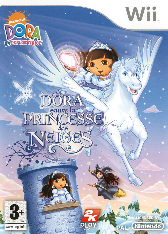 Jeu Wii Dora Sauve la Princesse des Neiges 