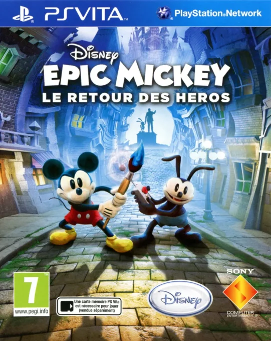Jeu PS Vita - Epic Mickey Le retour des héros - En Loose