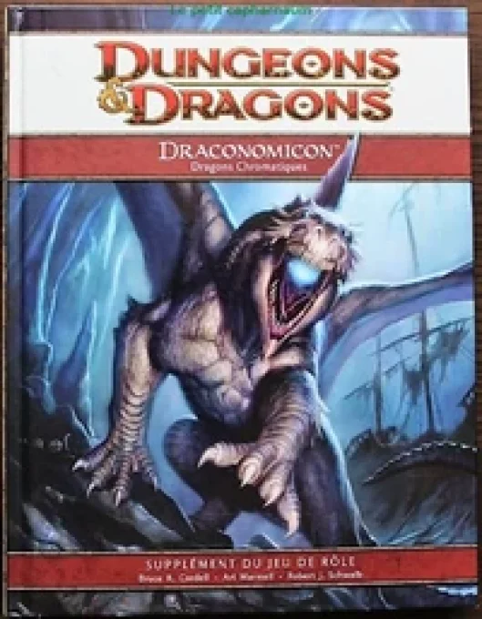 JDR - DND 4.0 - Draconomicon Dragons Chromatiques - FR