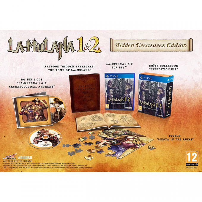 Jeu PS4 La-mulana 1 & 2 hidden treasures collector edition PS4 Multi