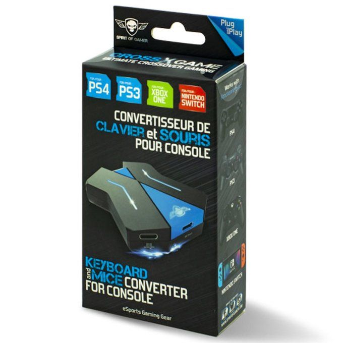 Ensemble clavier et souris Freaks And Geeks Pack clavier, souris et tapis  Polychroma avec convertisseur pour PS4 / Xbox one / Switch