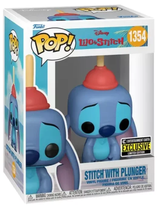 Funko Pop! Disney - Lilo et Stitch - Stitch With Plunger 1354 - Limited Edition