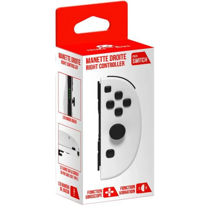Freaks and Geeks - Manette droite Blanche pour Switch