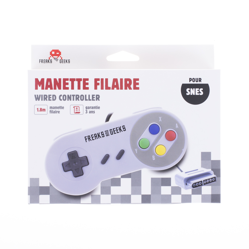 Manette Super Nintendo SNES (couleurs Europe) - Sodgames